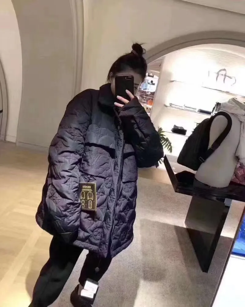 Louis Vuitton/Louis Vuitton Presbyopia light soft quilted belted jacket cotton coat
